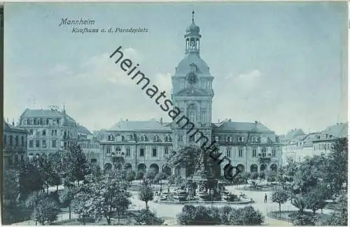 Mannheim - Kaufhaus a. d. Paradeplatz - Verlag Dr. Trenkler & Co. Leipzig 1908