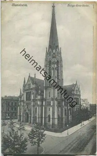 Mannheim - Heilige-Geist-Kirche - Verlag Bruno Scholz Strassburg