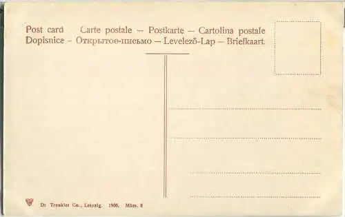 Mannheim - Kaiserring mit Bismarck-Denkmal - Verlag Dr. Trenkler & Co. Leipzig 1906