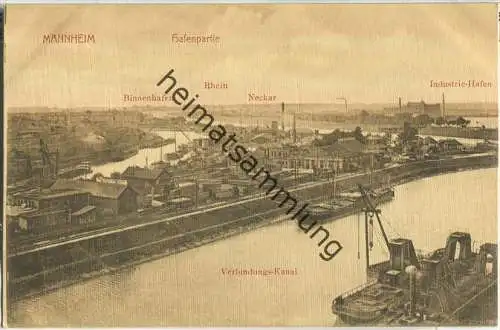 Mannheim - Hafen - Verlag Adolf Bauer Mannheim