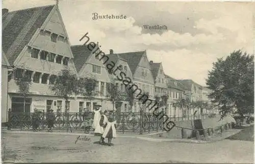 Buxtehude - Westfleth - Verlag M. Glückstadt & Münden Hamburg gel. 1907