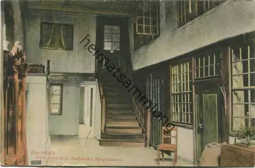 Buxtehude - Diele eines alten Bürgerhauses - Verlag M. Glückstadt & Münden Hamburg gel. 1913