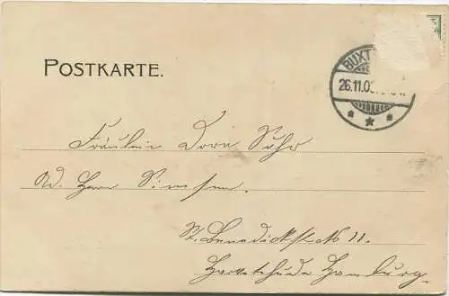 Altkloster bei Buxtehude - Partie an der Apensener Chaussee - Verlag O. D. Bunge Altkloster gel. 1903