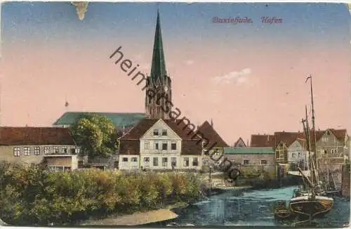 Buxtehude - Hafen - Verlag M. Glückstadt & Münden Hamburg