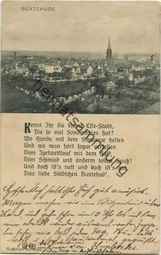 Buxtehude - Gedicht gel. 1912