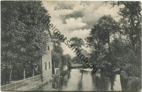 Buxtehude - Partie am Viver - Verlag M. Glückstadt & Münden Hamburg gel. 1914