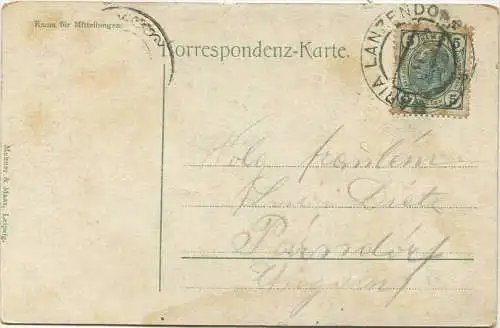 Maria-Lanzendorf - Verlag Mehner & Maas Leipzig gel. 1905