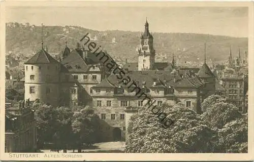 Stuttgart - Altes Schloss - Verlag L. Schaller Stuttgart