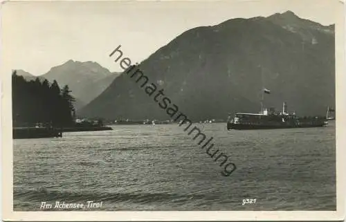 Achensee - Foto-AK - Verlag Erich Storkhammer Hall gel.