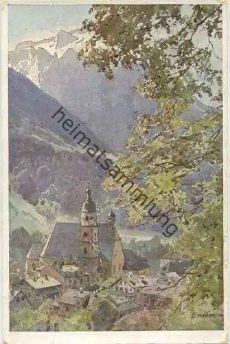Franziskaner Kirche - E. H. Compton - Verlag Eugen Richter Berchtesgaden-Königsee