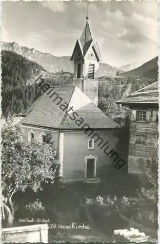 Wertach-Bichel - Sankt Benno Kirche - Foto-AK gel. 1958