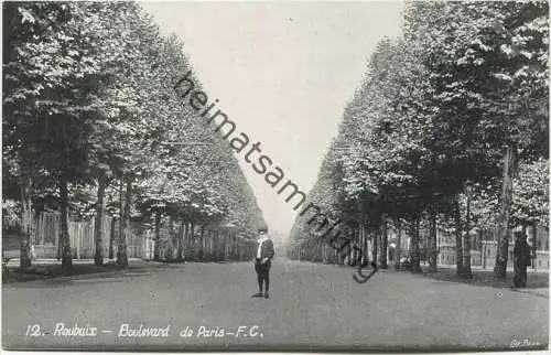 Roubaix - Boulevard de Paris - Imp. F. Castelan Roubaix