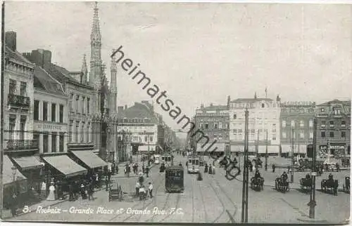 Roubaix - Grande Place et Grande Rue - Imp. F. Castelan Roubaix