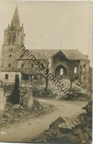 Saint-Souplet - Foto 1916 - keine AK-Einteilung