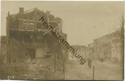 Saint-Souplet - Foto 1916 - keine AK-Einteilung