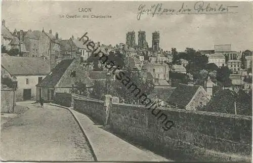 Laon - Le Quartier des Chenizelles - Verlag Dr. Trenkler & Co Leipzig - Feldpost gel. 1916