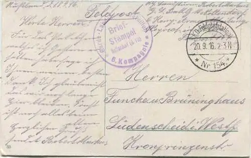 Widoki z Krolestwa Polskiego - Feldpost gel. 1916