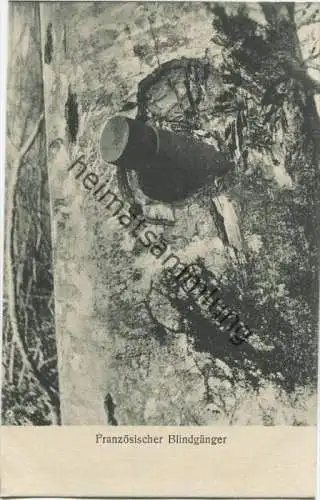 Französischer Blindgänger - Verlag P. Maas Sohn Metz