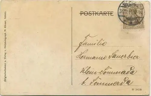 Schleiz - Blick von der Bergkirche - Verlag H. Körner Schleiz gel. 1911
