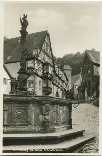 Miltenberg - Schnatterloch - Foto-AK 30er Jahre - Verlag Wilh. Heider Miltenberg