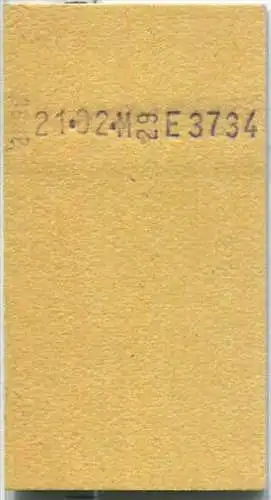 Rückfahrkarte Halber Preis - Stuttgart Hbf 16 nach Altbach oder Asperg - Fahrkarte 2. Klasse 0,90 DM 1978