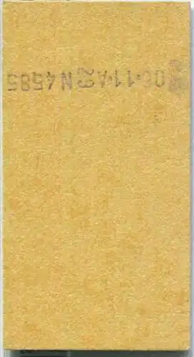 Rückfahrkarte Halber Preis - Stuttgart Hbf 7 nach Altbach oder Asperg - Fahrkarte 2. Klasse 0,90 DM 1976