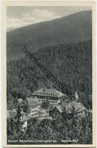 Bärenfels - Sachsenhof - Verlag Brück & Sohn Meissen