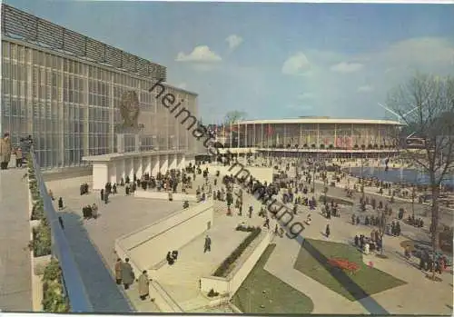 Bruxelles EXPO 1958 - Les Pavillons de USSR et des USA - UdSSR und USA