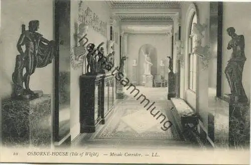 Isle of Wight - Osborne-House - Mosaic Corridor ca. 1905