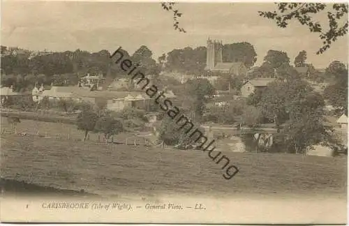 Isle of Wight - Carisbrooke - General View 1906