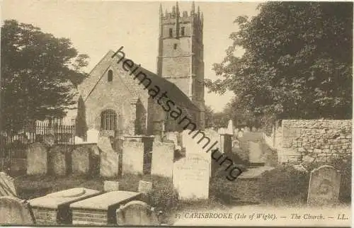 Isle of Wight - Carisbrooke - The Church 1906