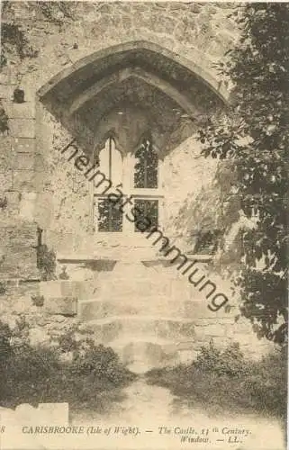 Isle of Wight - Carisbrooke - The Castle - Window 1906