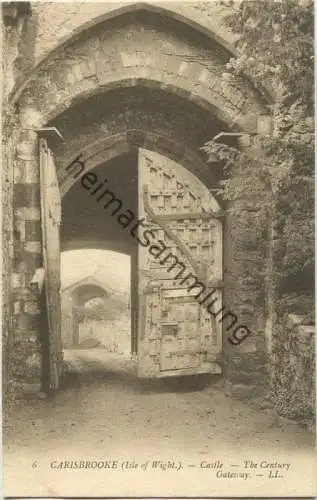 Isle of Wight - Carisbrooke - Castle - The Century - Gateway 1906