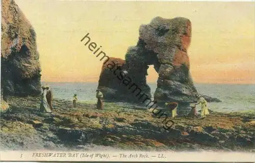 Isle of Wight - Freshwater-Bay - The Arch Rock ca. 1905