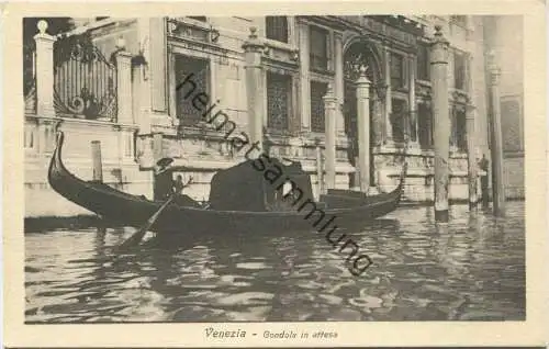 Venezia - Gondola in attesa - Ediz. Martin e Michieli Venezia