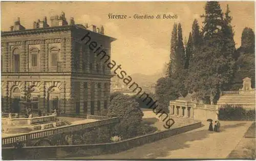 Firenze - Giardino di Boboli gel. 1912