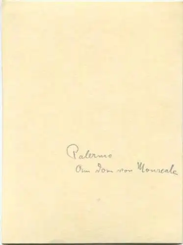 Palermo - Am Dom von Monreale - 8,5cm x 11,5cm