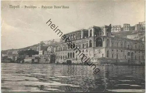 Napoli - Posillipo - Palazzo Donn'Anna - Ediz. Ditta Ettore Ragozino Napoli