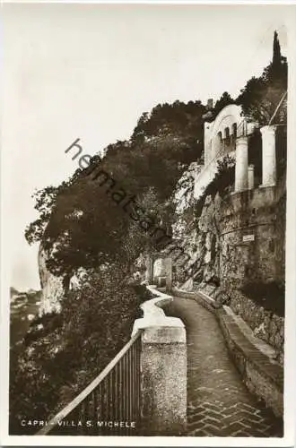 Capri - Villa S. Michele - vera Fotografia - Ed. Vincenzo Carcavallo Napoli