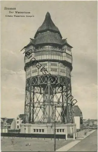 Bremen - Der Wasserturm - Verlag Alb. Rosenthal Bremen