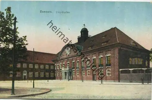 Bremen - Lloydhallen - Verlag Karl Braun & Co. Berlin 1918