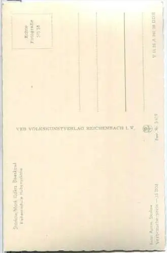 Storkow (Mark) - Fischereischule Hubertushöhe - Foto-Ansichtskarte - Verlag VEB Volkskunstverlag Reichenbach