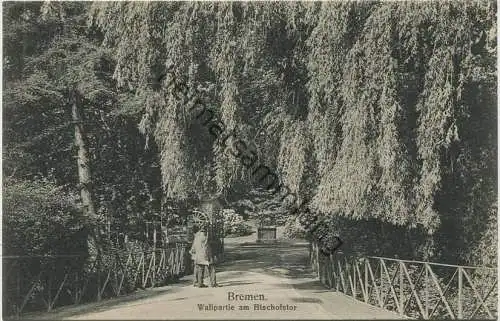 Bremen - Wallpartie am Bischofstor - Verlag Hermann Ch. Büsing Bremen