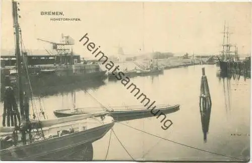 Bremen Hohentorhafen - Verlag Zedler & Vogel Darmstadt 1910