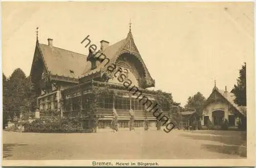 Bremen - Meierei im Bürgerpark - Verlag Zedler & Vogel Darmstadt