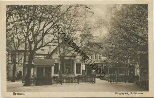 Bremen - Bürgerpark - Kaffeehaus - Verlag Hermann Ch. Büsing Bremen