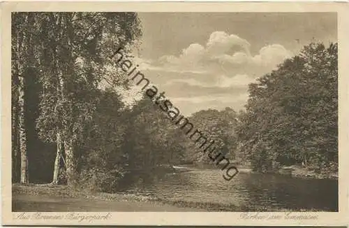 Bremen - Bürgerpark - Birken am Emmasee - Verlag H. C. B.