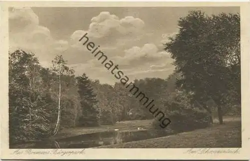 Bremen - Bürgerpark - Am Schwanenteich - Verlag H. C. B.