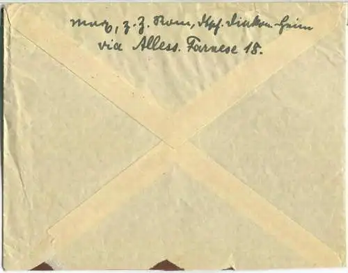 Poste Italiane - Sammlerbrief gelaufen nach Deutschland am 20-07-1937 (G38799)
