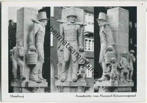 Hamburg - Ausschnitte vom Hummel-Erinnerungsdenkmal
